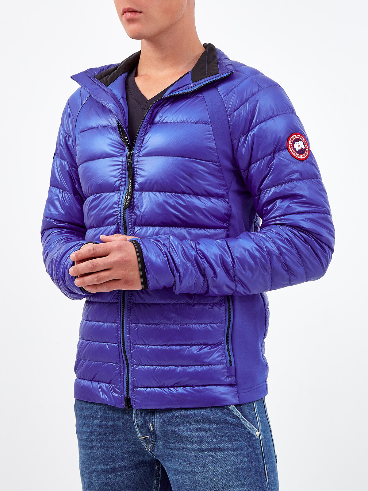 Горнолыжная куртка из легкого нейлона с эластичными вставками CANADA GOOSE, цвет голубой, размер M;L;XL - фото 3